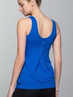lululemon athletica Royal Blue Tame Me Tank Size 8